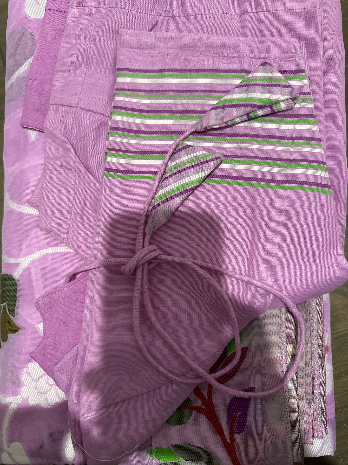 Cotton Jamdani Floral Saree