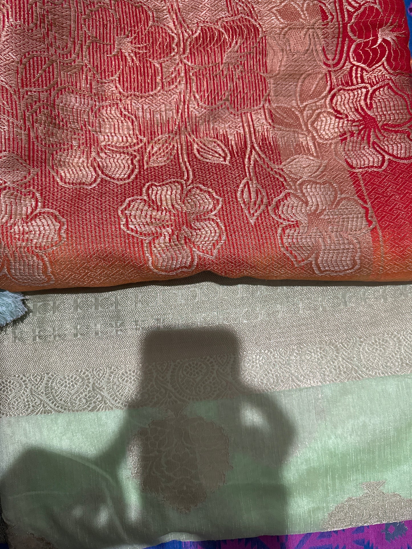 Fancy Saree With Work Blouse