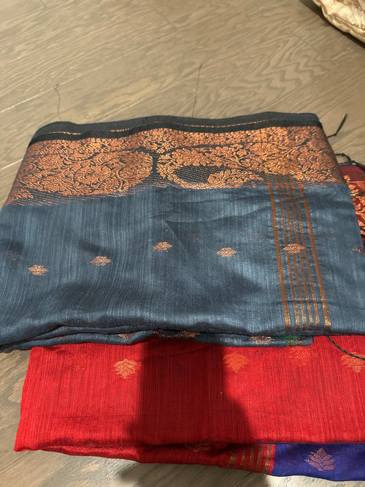 Cotton silk Banarasi saree