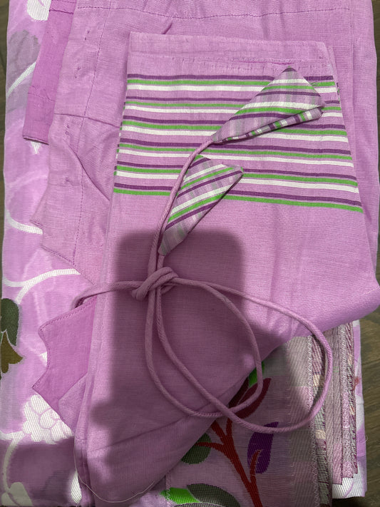 Cotton Jamdani Floral Saree