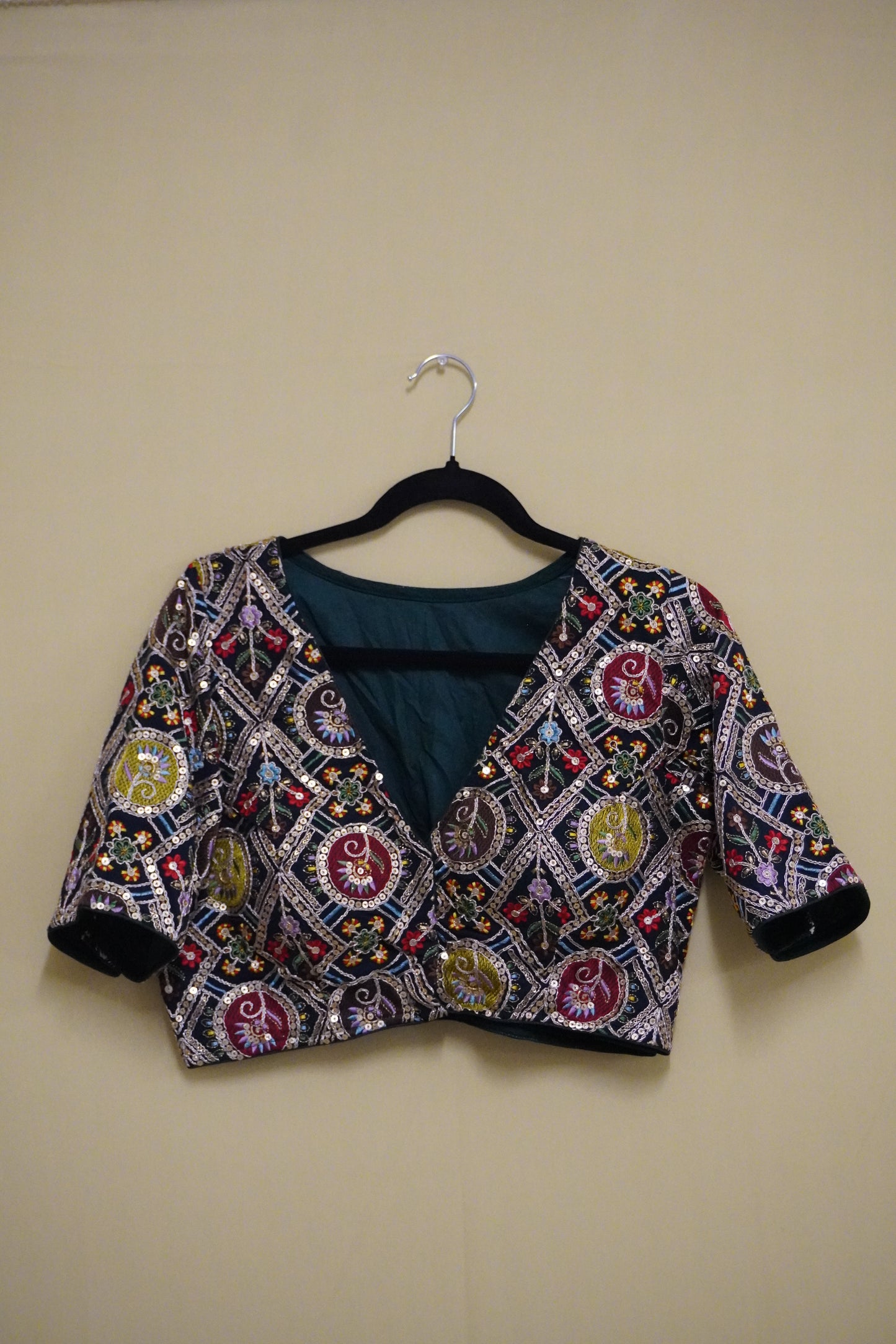 Mystic Green Multi-Thread Blouse