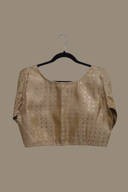 Gilded Glow Tissue Blouse