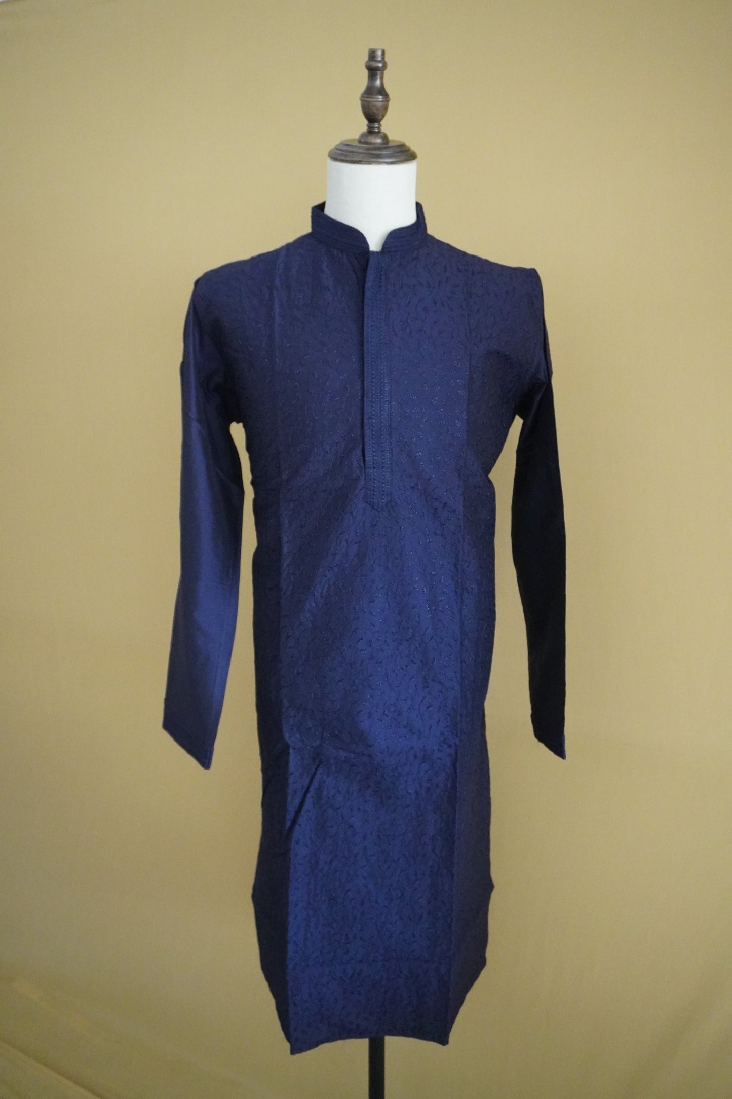 NavyBlue Thread Embroidery Kurta